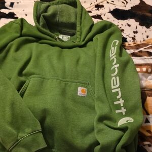 Carhartt Men's Olive Green Hoodie